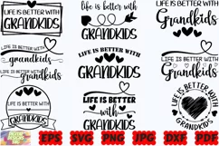 Life Is Better With Grandkids SVG | Grandkids SVG | Grandma Product Image 3