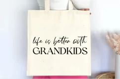 Life is better with grandkids SVG , Grandparent Love SVG Product Image 3