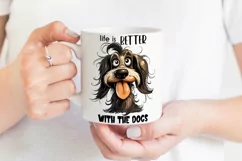 Life Is Better With the Dogs Sublimation | Funny Dog PNG Product Image 2