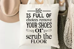 Life Is Full Of Choices SVG, Sarcastic SVG Design Product Image 2