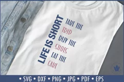 Life is Short| Take the trip, Buy the shoes, Eat the cake Product Image 1