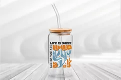 Life Is Sweet And So You SVG, Boho Floral Quote SVG Design Product Image 3