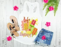 Summer Popsicles Sublimation | Sweet Life | Life Quotes Product Image 5