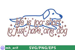 Dog Funny Quote SVG PNG T-shirt Design Product Image 1