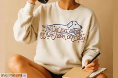Dog Funny Quote SVG PNG T-shirt Design Product Image 3