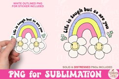 Life is Tough But So Are You PNG, Motivational Sublimation Product Image 4