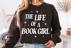 The Life Of A Book Girl SVG PNG - Booktrovert Mode Book Era Product Image 1