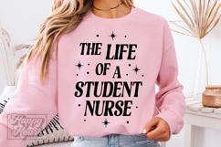 Life Of A Student Nurse SVG PNG - Future Registered Nurse Product Image 3