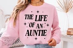 Life Of An Auntie SVG PNG - Auntie Era - Best Aunt Shirt Product Image 1