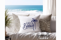 Life&#039;s a Beach SVG | Palm Tree Cut Files | Beach Design File Product Image 7