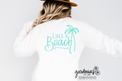 Life&#039;s a Beach SVG | Palm Tree Cut Files | Beach Design File Product Image 8