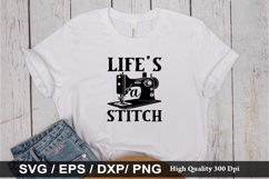 Sewing Machine SVG Design - Sewing T-shirt Design Product Image 5