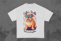 Life’s Ruff Funny Dog T-shirt Design Product Image 1