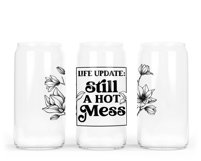 Glass Can Wrap Bundle | Sublimation Glass PNG | Glass Wrap Product Image 7