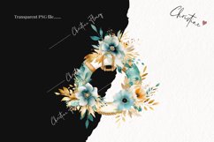 Watercolor Flower Lifeuoy Clipart | Watercolor Ocean PNG Product Image 2