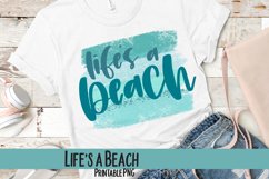Life's a Beach Sublimation PNG Product Image 1