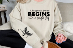 Life&#039;s greatest journey begins with Sleeve SVG Design Product Image 2