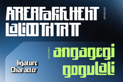Vion - Modern Condensed Extrude Logo Font Product Image 7