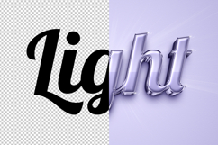 Light 3D editable text effect Product Image 2