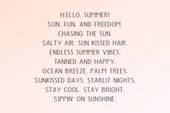 Light &amp; Summer Font Product Image 3