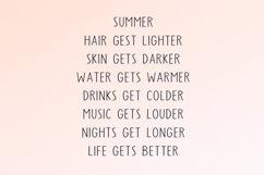 Light &amp; Summer Font Product Image 5