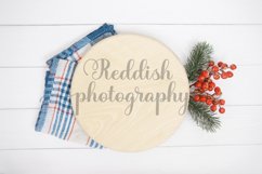 Round wood sign mockup JPG 300 dpi, blank wood sign mockup Product Image 1