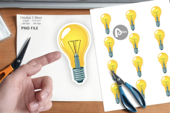 Light Bulb Sticker Product Image 1