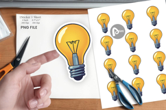 Light Bulb Sticker Product Image 1