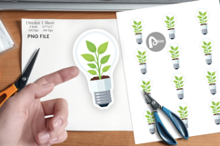Plant Bulb Sticker Product Image 1
