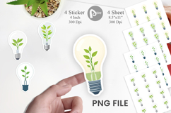 Plant Bulb Sticker Product Image 1