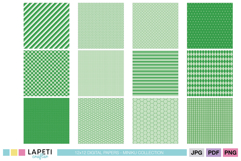 Light Green Dots Pattern Paper