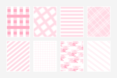 Light Pink Stripes Digital Paper Pattern Product Image 2