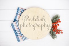4 Round wood sign mockup JPG 300 dpi, blank wood sign mockup Product Image 5