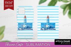 Lighthouse Nautical Phone Case PNG Sea Quotes Case PNG Product Image 1