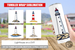 Tumbler Cliff Lighthouse Product Image 1