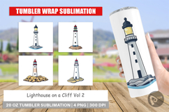 Tumbler Cliff Lighthouse Product Image 1