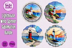 Lighthouse Wind Spinner Sublimation Bundle Product Image 1