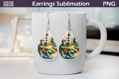 Sea Teardrop Earrings |Ocean Teardrop Earrings Product Image 1