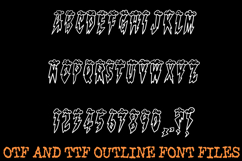 Lightning Clouds Thunderbolt Lettering ABC Electric Font Product Image 2