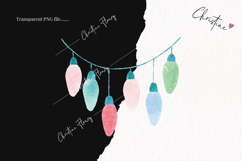 Cute Christmas Lights Clipart | Christmas PNG Product Image 2