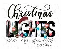 Christmas Lights Png | My Favorite Color | Hand Drawn Xmas Product Image 8