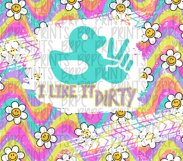 Like It Dirty | Waving 4x4 Duck | 20oz Tumbler Wrap Product Image 2