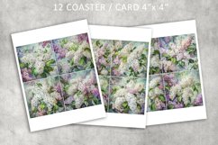 Lilac color images, Collage Sheet for Coasters Product Image 3