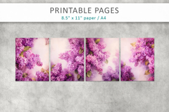 lilac flowers printable pages Product Image 2