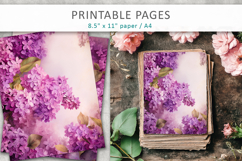 lilac flowers printable pages Product Image 1