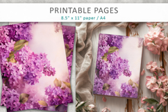 lilac flowers printable pages Product Image 7