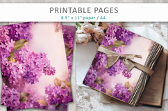 lilac flowers printable pages Product Image 8
