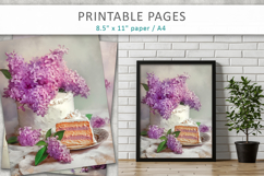 flowers junk journal, digital paper Product Image 1