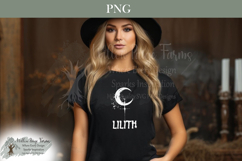 Lilith Symbol | Hand Drawn Gothic Wiccan Emblem of Rebellion Product Image 3
