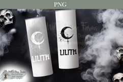 Lilith Symbol | Hand Drawn Gothic Wiccan Emblem of Rebellion Product Image 4